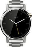 Motorola - Moto 360 2nd Generation Men's Smartwatch 42mm Stainless Steel - Silver Stainless Steel