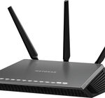 NETGEAR - Nighthawk AC1900 Wi-Fi Router with VDSL/ADSL Modem - Black