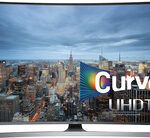 Samsung - 55" Class (54.6" Diag.) - LED - Curved - 2160p - Smart - 3D - 4K Ultra HD TV - Silver