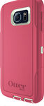 OtterBox - Defender Series Case for Samsung Galaxy S6 Cell Phones - Sage Green/Hibiscus Pink