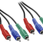 Insignia™ - 6' Component Video Cable - Black