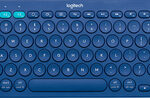 Logitech - K380 Wireless Keyboard - Blue