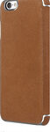 ADOPTED - Leather Folio Case for Apple® iPhone® 6 Plus and 6s Plus - Brown/Silver