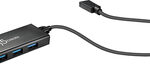 j5 create - 4-Port USB 3.0 Hub - Black
