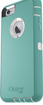 OtterBox - Defender Series Case for Apple® iPhone® 6 Plus and 6s Plus - Whisper White/Light Teal