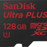 SanDisk - Ultra 128GB microSDXC Class 10 Memory Card - Gray/Red