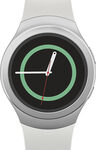 Samsung - Gear S2 Smartwatch 42mm Stainless Steel - White Elastomer