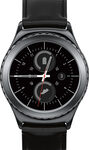 Samsung - Gear S2 Classic Smartwatch 40mm Stainless Steel - Black Leather