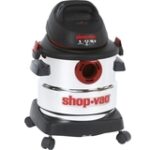 Shop-Vac - 5 Gallon Stainless Steel Wet/Dry Vacuum Cleaner - Black, White