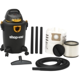 Shop-Vac - 6 Gallon Quiet Deluxe Wet/Dry Vacuum Cleaner - Black - Image 1