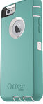 OtterBox - Defender Series Case for Apple® iPhone® 6 and 6s - Whisper White/Light Teal