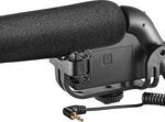 Insignia™ - On-Camera Shotgun Video Microphone - Black