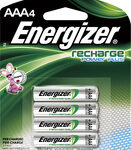 Energizer - NiMH Rechargeable Batteries AAA (4-pack)