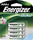 Energizer - NiMH Rechargeable Batteries AAA (4-pack) - Image 1