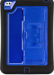 Griffin Technology - Survivor Slim Case for Apple® iPad® mini 4 - Black/Blue