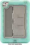 Griffin Technology - Survivor Slim Case for Apple® iPad® mini 4 - Chromium Green/Mineral Gray - Image 1