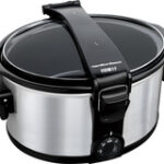 Hamilton Beach - Stay or Go 7-Quart Portable Slow Cooker - Silver