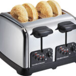 Hamilton Beach - Classic Chrome 4-Slice Wide-Slot Toaster - Chrome