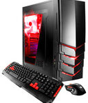 iBUYPOWER - Desktop - AMD FX-Series - 16GB Memory - 1TB Hard Drive + 120GB Solid State Drive - Black/Red