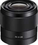 Sony - FE 28mm f/2 E-Mount Prime Lens - Black
