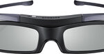 Samsung - Battery-Operated 3D Glasses - Black