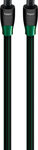 AudioQuest - OptiLink Forest 9.8' In-Wall Optical Cable - Black/Green