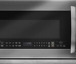 LG - 2.2 Cu. Ft. ExtendaVent 2.0 Over-the-Range Microwave with Sensor Cooking - Black Stainless Steel