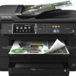 Epson - WorkForce WF-7620 Wireless Wide-Format All-In-One Printer - Black