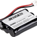 Jensen - Rechargeable Cordless Phone Battery - Black