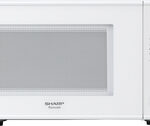 Sharp - 1.1 Cu. Ft. Mid-Size Microwave - White