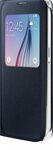 Samsung - S-View Flip Cover for Samsung Galaxy S6 Cell Phones - Black