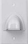 Insignia™ - Cable Pass-Through Wall Plate - White