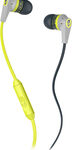 Skullcandy - Ink'd 2 Earbud Headphones - Gray/Lime
