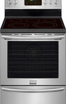 Frigidaire - Gallery 30" Self-Cleaning Freestanding Electric Convection Range - Stainless Steel