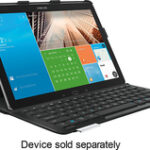 Logitech - PRO Keyboard Case for Samsung Galaxy Note Pro 12.2 and Galaxy Tab Pro 12.2 - Black