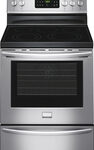 Frigidaire - Gallery 30" Self-Cleaning Freestanding Electric Convection Range - Stainless Steel