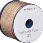 Insignia™ - 100' Speaker Wire - Clear