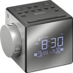 Sony - AM/FM Dual-Alarm Clock Radio - Black/Silver
