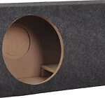 Metra - 12" Single Ported Subwoofer Enclosure for Most Trucks and SUVs - Charcoal