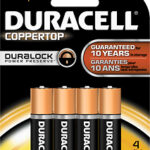 Duracell - AA 1.5V CopperTop Batteries (4-Pack)