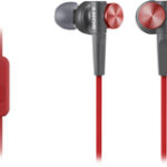 Sony - Earbud Headphones - Red
