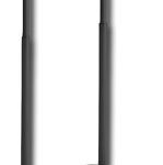 Sanus - Adjustable Speaker Stands (Pair) - Black Satin