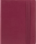 Incase - Book Jacket Select Case for Apple® iPad® 2nd-, 3rd- and 4th-Generation - Cranberry/Gray