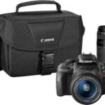 Canon - EOS Rebel SL1 DSLR Camera with 18-55mm STM and 75-300mm III Lenses - Black