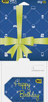 Best Buy GC - $50 Happy Birthday Gift Wrap Gift Card - Multi