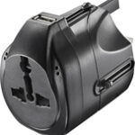 Insignia™ - Travel Power Adapter - Black