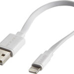 Insignia™ - Apple MFi Certified 6" Lightning Charge-and-Sync Cable - White