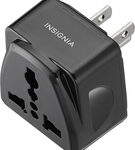 Insignia™ - Grounded North/South American Power Adapter - Black