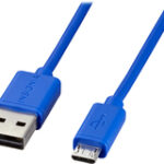 Insignia™ - 4' Micro USB Cable - Blue
