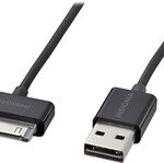 Insignia™ - 4' 30-Pin Charge-and-Sync Cable - Black
